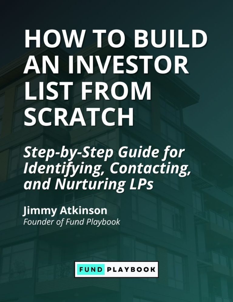 How To Build An Investor List From Scratch